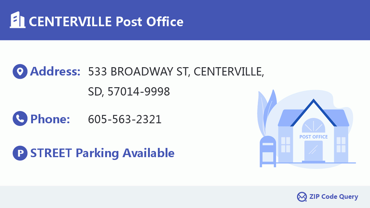 Post Office:CENTERVILLE