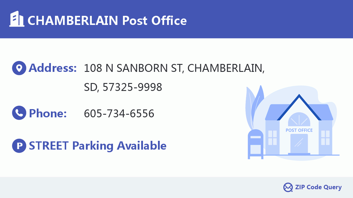 Post Office:CHAMBERLAIN