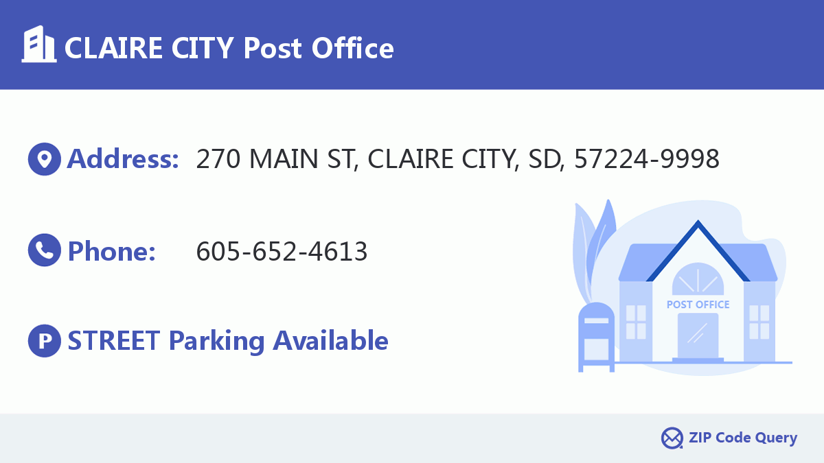 Post Office:CLAIRE CITY
