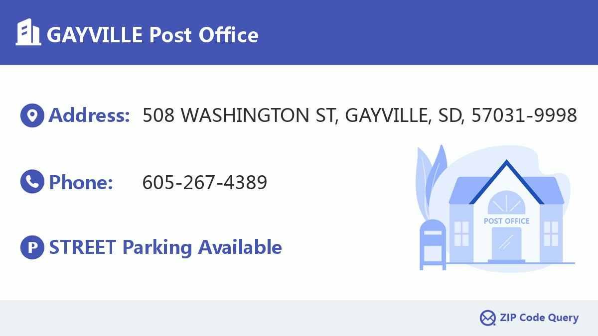 Post Office:GAYVILLE