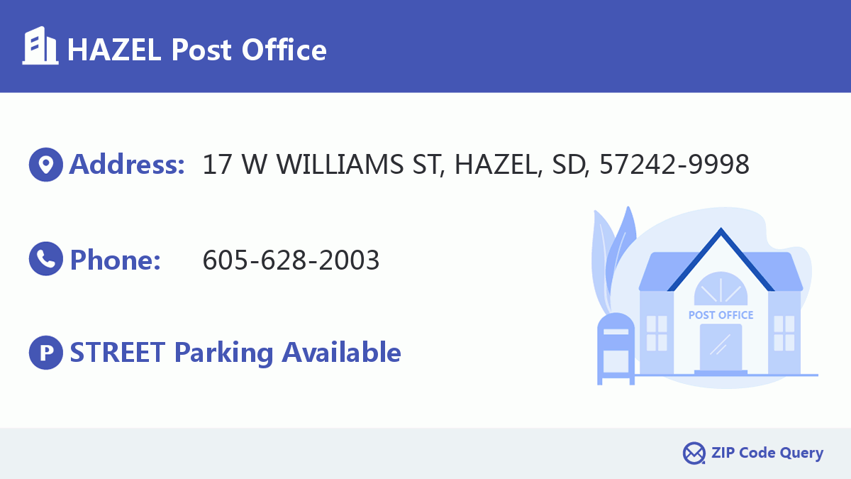 Post Office:HAZEL