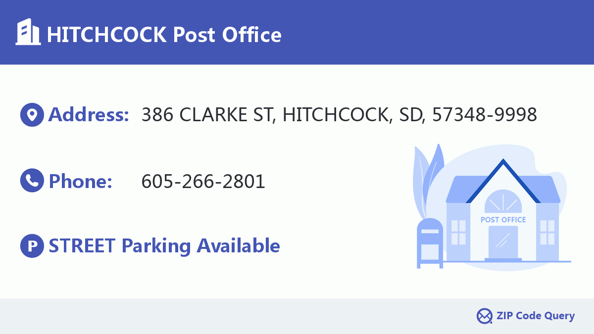 Post Office:HITCHCOCK