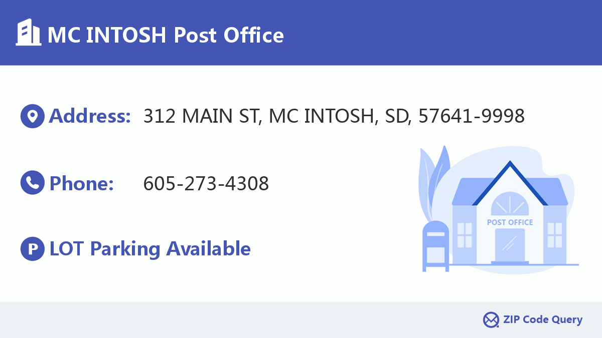 Post Office:MC INTOSH