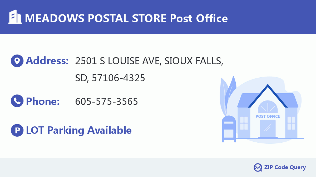 Post Office:MEADOWS POSTAL STORE