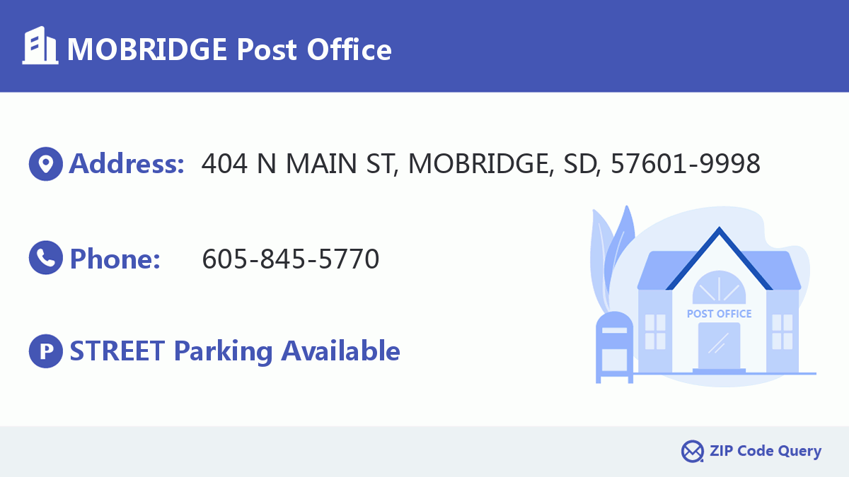 Post Office:MOBRIDGE