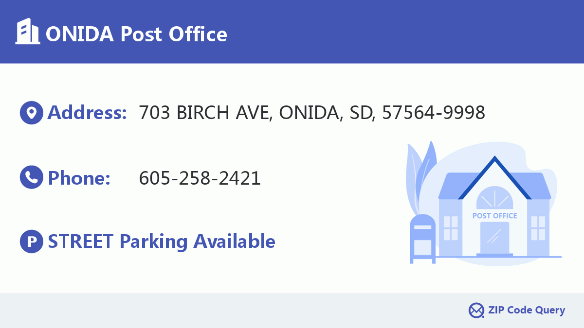 Post Office:ONIDA
