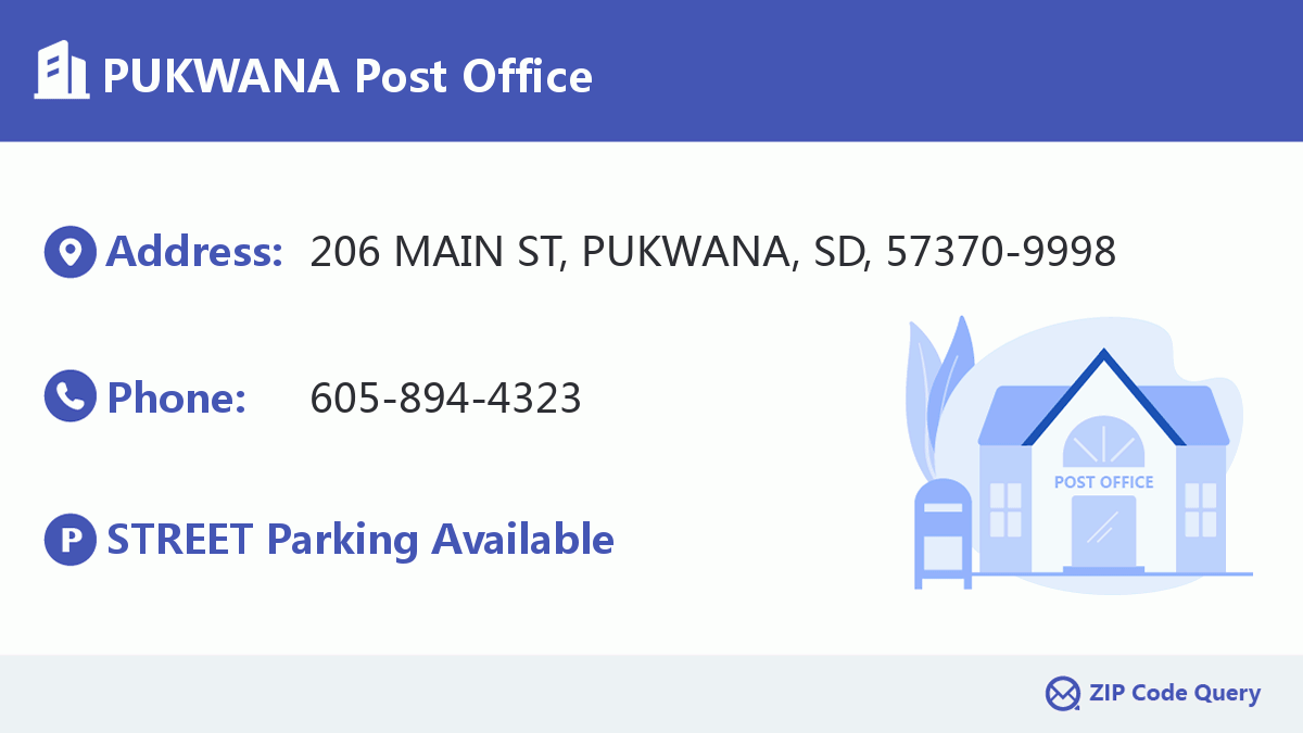 Post Office:PUKWANA