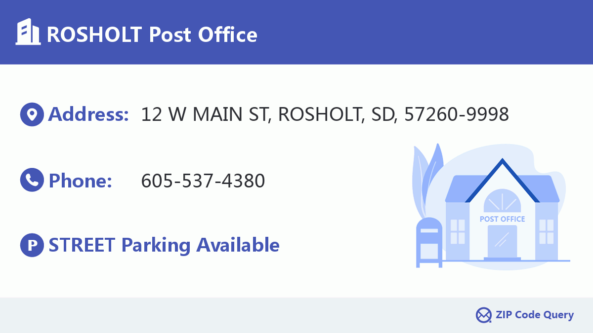 Post Office:ROSHOLT