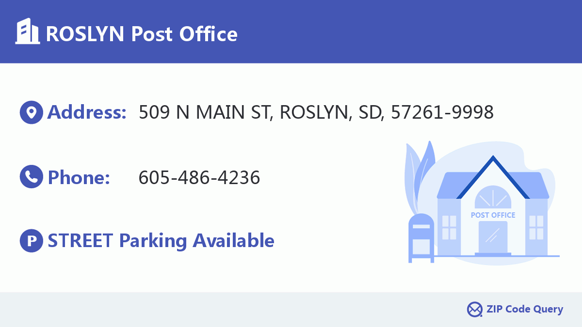 Post Office:ROSLYN