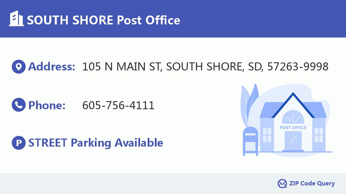 Post Office:SOUTH SHORE